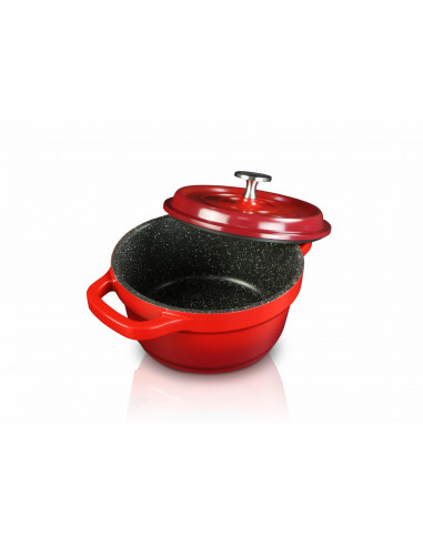 CRATITA + CAPAC, ALUMINIU, 16x7.5cm, 1.2 L, HOME CHEF, COOKING