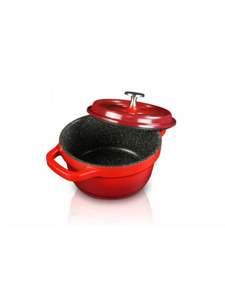 CRATITA + CAPAC, ALUMINIU, 16x7.5cm, 1.2 L, HOME CHEF, COOKING