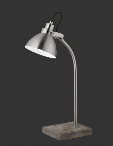 Lampa de birou Trio Timber, 1x E14 · max. 28W, 230V, IP20