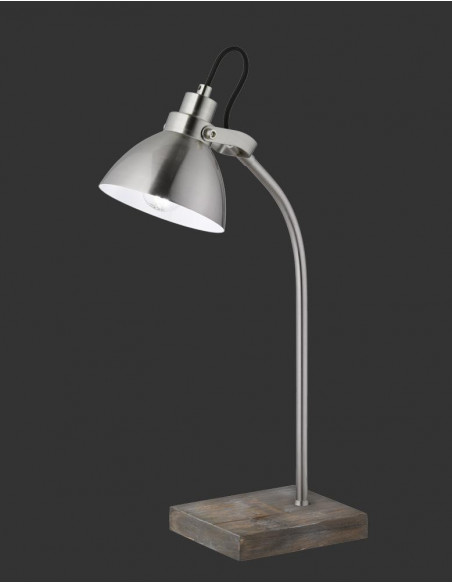 Lampa de birou Trio Timber, 1x E14 · max. 28W, 230V, IP20