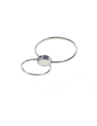 Plafoniera LED integrat Trio Hydra Square, cu intrerupator