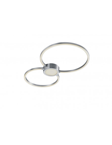 Plafoniera LED integrat Trio Hydra Square, cu intrerupator