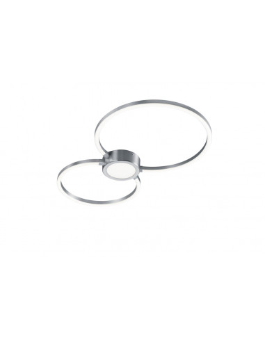 Plafoniera LED integrat Trio Hydra Square, cu intrerupator