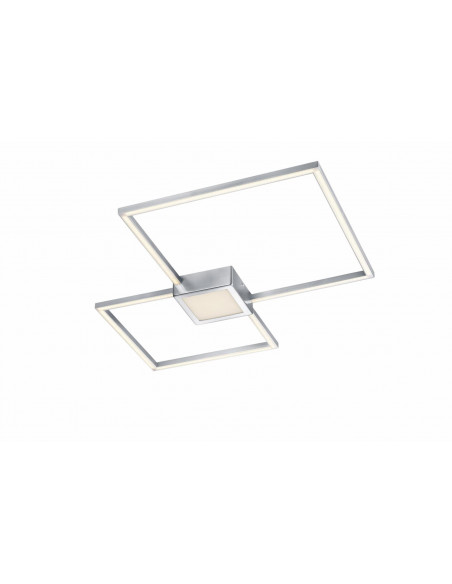 Plafoniera LED integrat Trio Hydra Square, cu intrerupator
