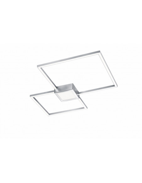 Plafoniera LED integrat Trio Hydra Square, cu intrerupator