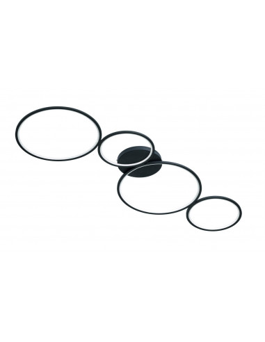 Plafoniera LED integrat Trio Rond, 37W, 230V, lumina calda
