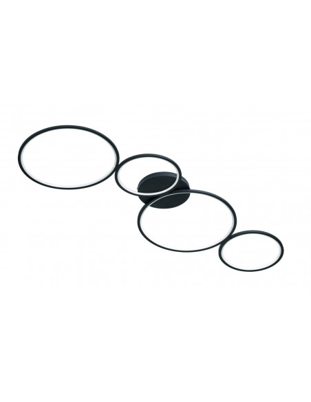 Plafoniera LED integrat Trio Rond, 37W, 230V, lumina calda