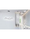 Lampadar LED integrat Trio Rondo, cu dimmer integrat, 36W