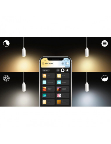 Pendul Philips Hue Devote, E27, 9W (60W), 220-240V, IP20