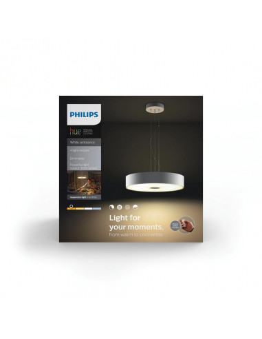Lustra Philips Hue Fair, 39W, 220-240V, IP20, lumina alba