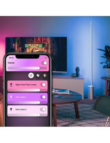 Philips HUE Signe integrated RGBW LED chandelier, Bluetooth