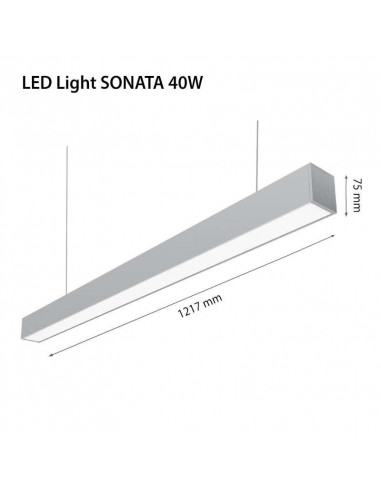 000003800159915241,Lampa led 2r sonata 40w ip20 230v lumina neutra (4000k)