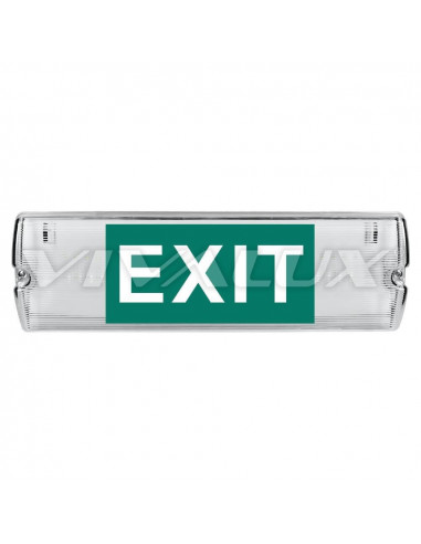 Lampa Led Exit Vivalux, 3,5W, IP65, autonomie baterie 3 ore