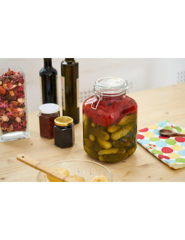 BORCAN DEPOZITARE STICLA CU CAPAC, 3 L, VANORA HOME,VN-AER-6520