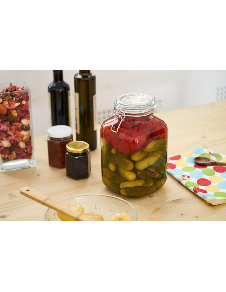 BORCAN DEPOZITARE STICLA CU CAPAC, 3 L, VANORA HOME,VN-AER-6520
