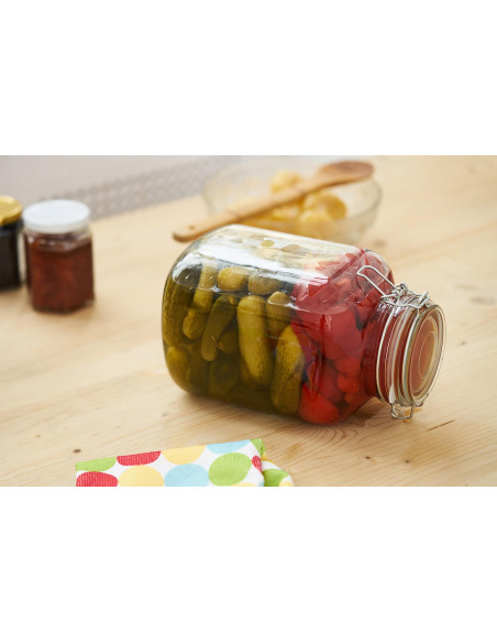 BORCAN DEPOZITARE STICLA CU CAPAC, 3 L, VANORA HOME,VN-AER-6520
