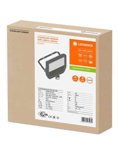 Proiector LED Ledvance FL PFM Sensor 50W, 100-277V, IP65