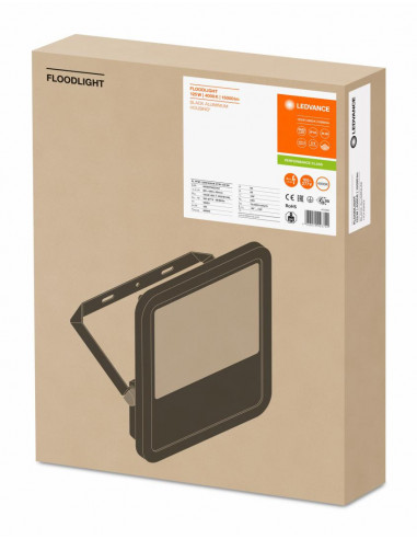 Proiector LED Ledvance FL PFM 125W, SYM 100 BK, 100-277V, IP65