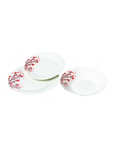 SERVICIU MASA 18 PIESE PORTELAN, DALYA, VANORA HOME,VN-NE-172