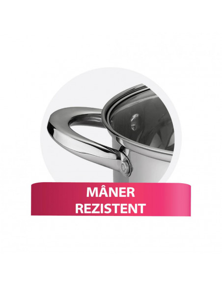 ALENA, SET GATIT DIN INOX, 6 PIESE, COOKING BY
