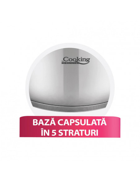 ALENA, SET GATIT DIN INOX, 6 PIESE, COOKING BY