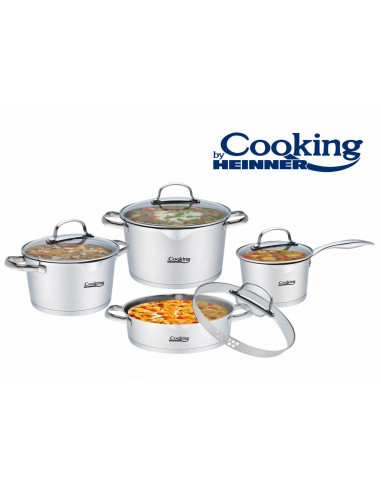 TROYA, SET GATIT INOX 8 PIESE, COOKING BY HEINNER,HR-RW12249