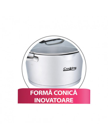 TROYA, SET GATIT INOX 8 PIESE, COOKING BY HEINNER,HR-RW12249