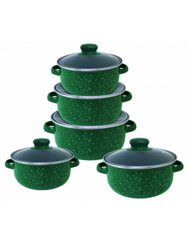SET GATIT 10 PIESE EMAILAT, CARLA, VANORA HOME,VN-E-C541