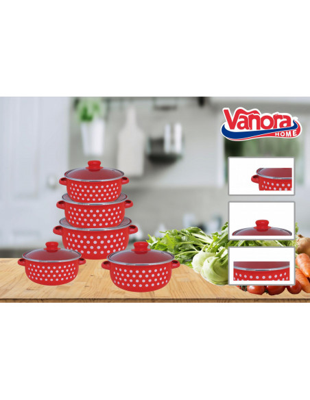 SET GATIT 10 PIESE EMAILAT, ARIA, VANORA HOME,VN-E-C540
