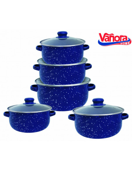 SET GATIT 10 PIESE EMAILAT, ZORA, VANORA HOME,VN-E-C538