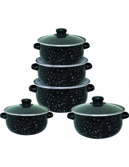 SET GATIT 10 PIESE EMAILAT, PETRA, VANORA HOME,VN-E-C537