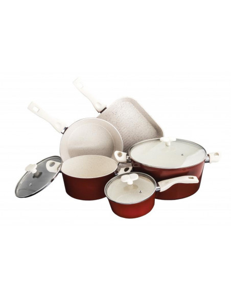 MARLENE, SET GATIT 8 PIESE, CERAMICA+MARMURA, COOKING BY