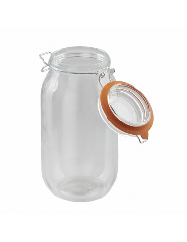 BORCAN DEPOZITARE STICLA + CAPAC, 2 L, VANORA HOME,VN-AER-6515
