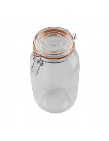 BORCAN DEPOZITARE STICLA + CAPAC, 2 L, VANORA HOME,VN-AER-6515