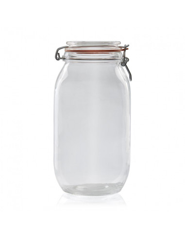 BORCAN DEPOZITARE STICLA + CAPAC, 2 L, VANORA HOME,VN-AER-6515