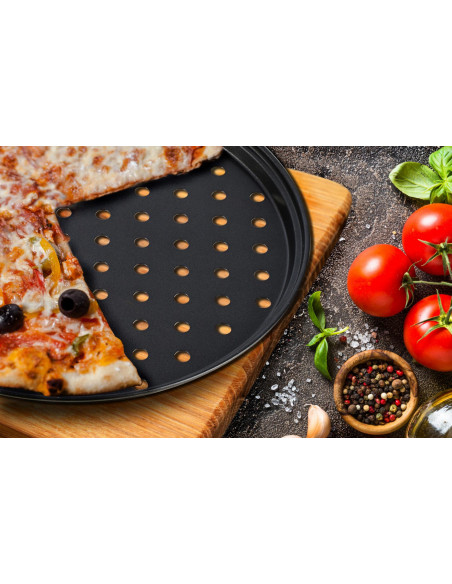 TAVA PIZZA PERFORATA 28 X 1.4 CM,VANORA HOME,VN-YMJ-28