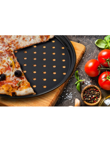 TAVA PIZZA PERFORATA 26 X 1.4 CM,VANORA HOME,VN-YMJ-26