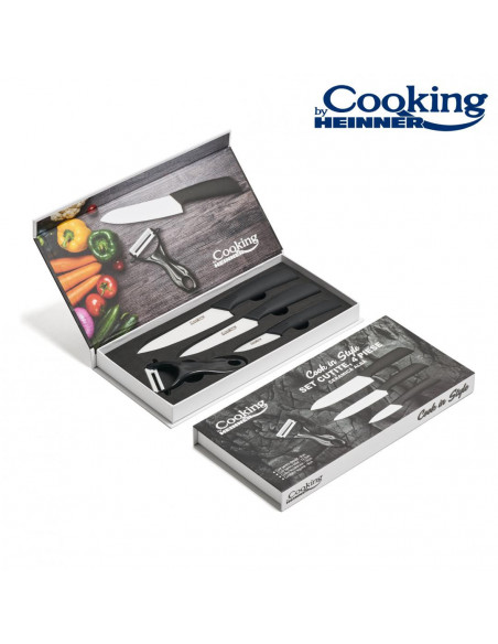 SET CUTITE, 4 PIESE, CERAMICA ALBA, COOK IN STYLE, COOKING