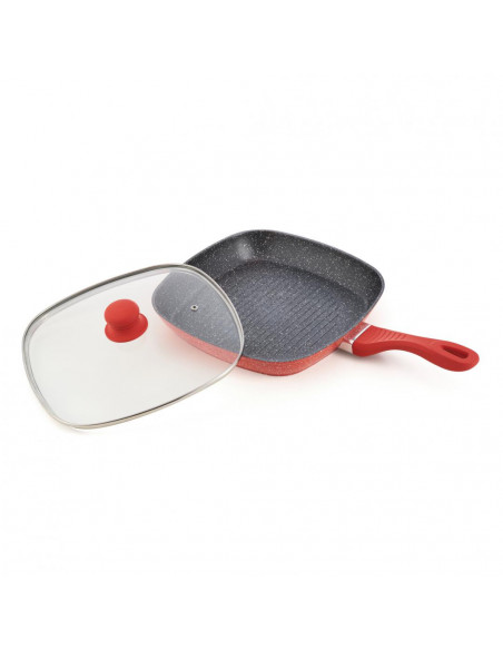 TIGAIE GRILL ALU+CAP 28x4CM,ORANGE GRAYS, COOKING BY