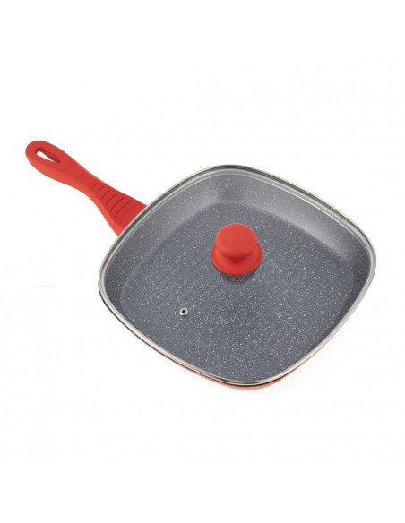 TIGAIE GRILL ALU+CAP 28x4CM,ORANGE GRAYS, COOKING BY