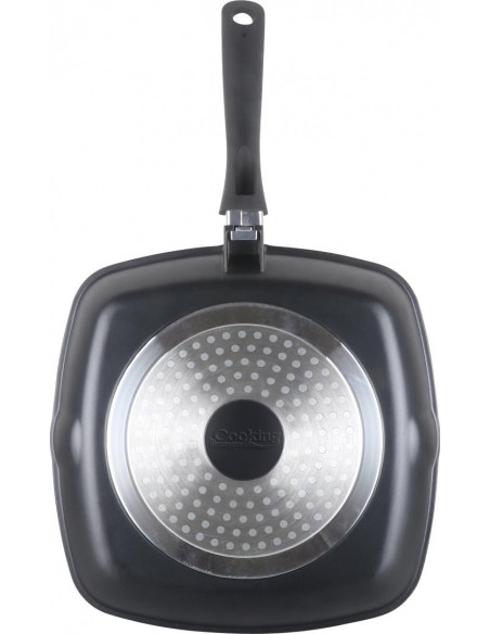 TIGAIE GRILL ALUMINIU + CAPAC 28 x 4.5 CM, DARK LINE, COOKING