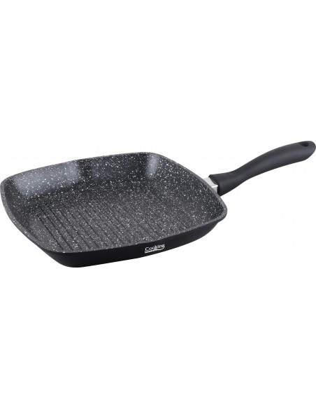 TIGAIE GRILL ALUMINIU + CAPAC 28 x 4.5 CM, DARK LINE, COOKING