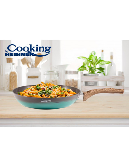 TIGAIE ALUMINIU 28X5.5 CM,GREEN NATURE, COOKING BY