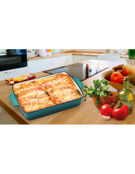 TAVA FONTA EMAILATA 33X23.3X6.8 CM, TASTE OF HOME BY CHEF SORIN