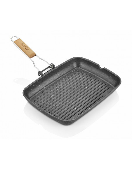 TIGAIE GRILL CU MANER DETASABIL.35 x 25 x 4.5 CM, COOKING BY