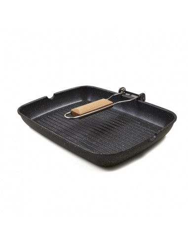 TIGAIE GRILL CU MANER DETASABIL.35 x 25 x 4.5 CM, COOKING BY