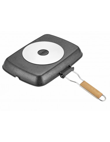 TIGAIE GRILL CU MANER DETASABIL.35 x 25 x 4.5 CM, COOKING BY