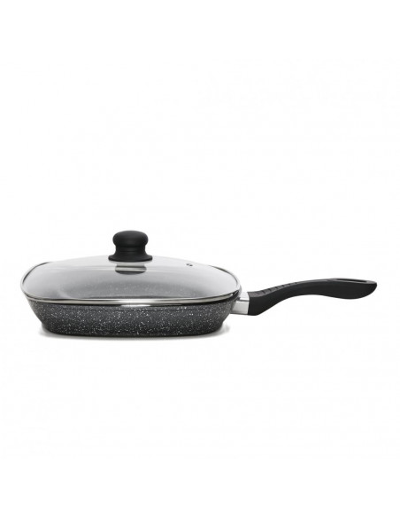 TIGAIE GRILL ALUMINIU +CAPAC 28X4 CM, STONE COLLECTION, COOKING