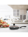 TIGAIE GRILL ALUMINIU +CAPAC 28X4 CM, STONE COLLECTION, COOKING