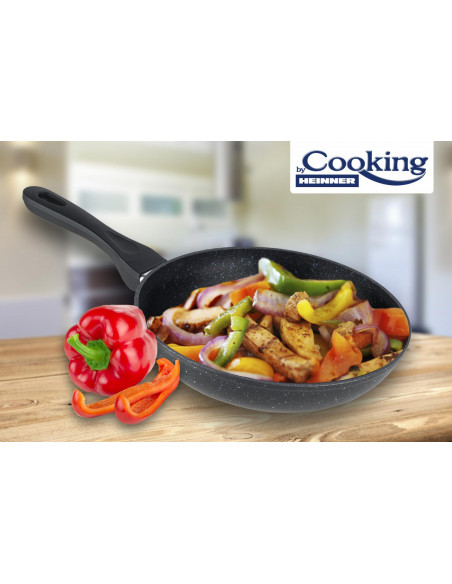 TIGAIE ALUMINIU 22X4.8 CM, BLACK SAND, COOKING BY